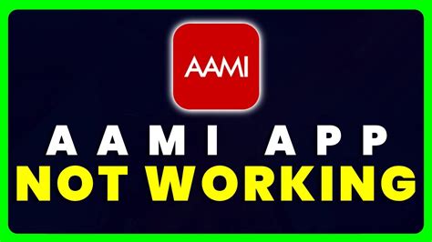 aami login not working