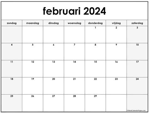 aantal dagen februari 2024
