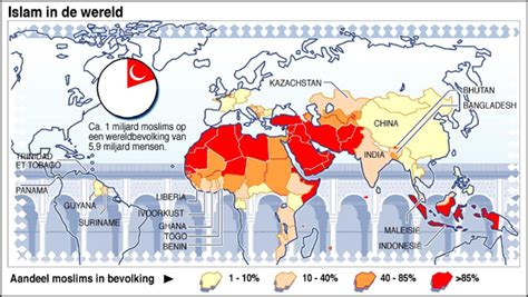 aantal moslims in de wereld