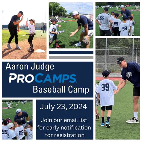 Aaron Judge Baseball Camp