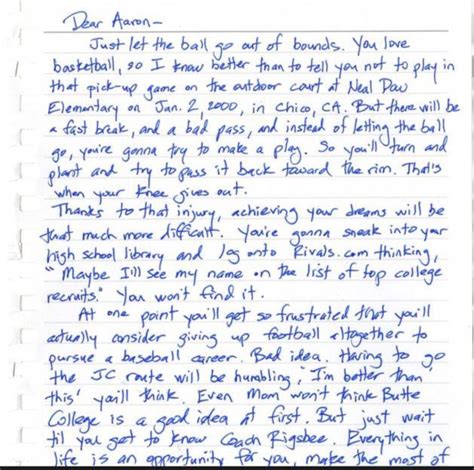 aaron rodgers letter si for kids