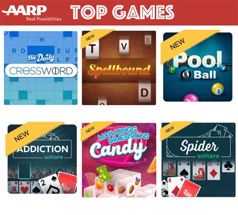 aarp free games for seniors adult