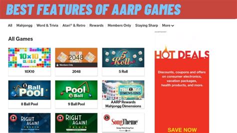 AARP Games User-Friendly Interface