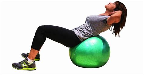 Ab Crunches On Exercise Ball