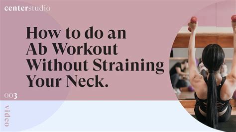 ab exercises without straining neck