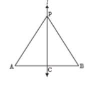 ab is a line segment and line l is its perpendicular bisector