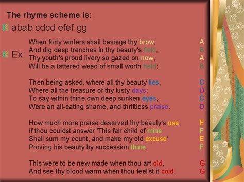 abab cdcd rhyme scheme