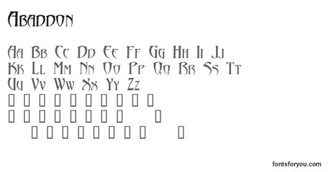 abaddon font generator
