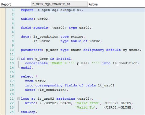 abap code examples
