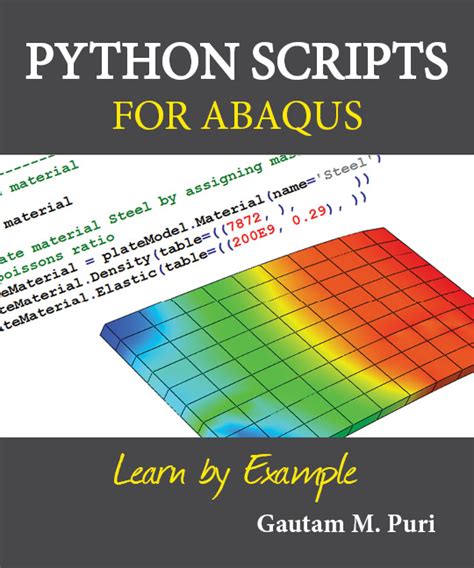 Python scripts for abaqus learn by example pdf free download