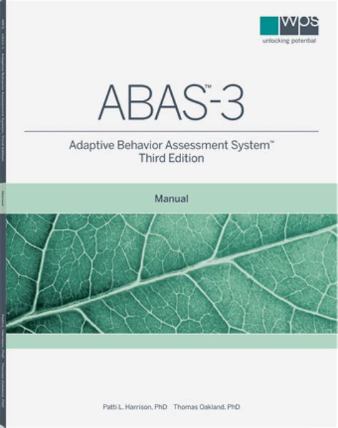abas 3 scoring manual pdf