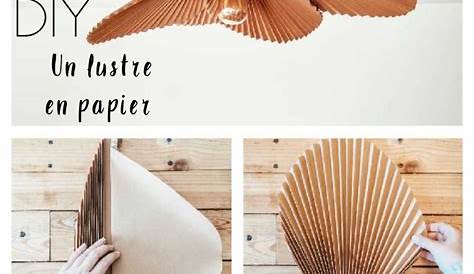 DIY Mon abat jour en papier Abat jour papier, Deco