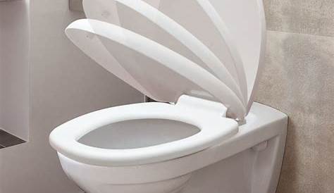 Abattant WC blanc avec frein de chute intégré Linge et