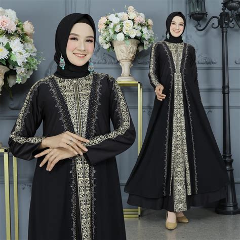 Abaya Bordir Payet: Busana Muslim Mewah Yang Elegan