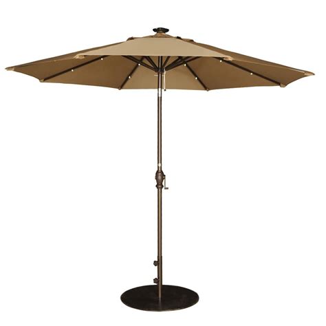 Abba Patio 9 ft. Aluminum Market Auto Tilt and Crank Patio Umbrella in