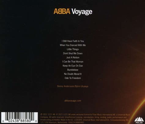 abba voyage tracklist