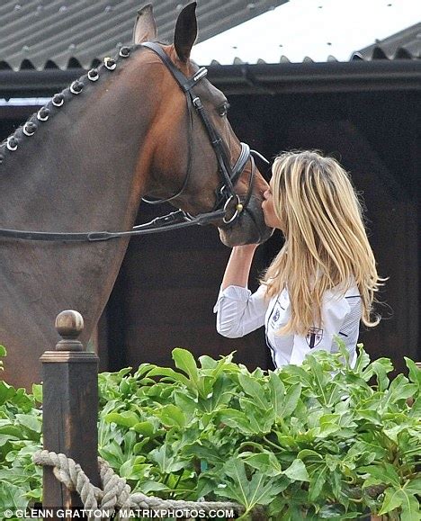 abbey clancy horse riding