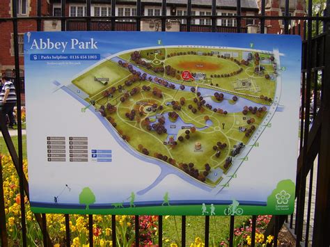 abbey park leicester map