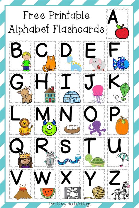 ABC Flashcards Free Printable Simple Mom Review
