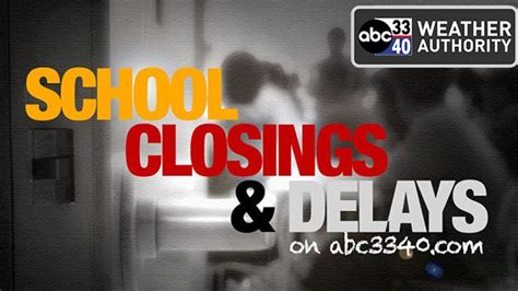 abc closings and delays