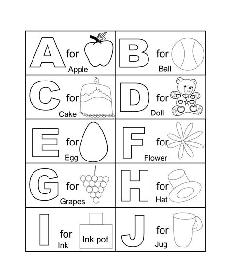 Abc Coloring Pages For Preschoolers: A Fun And Educational Activity