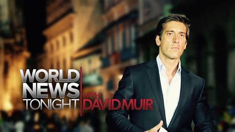 abc world news tonight with david muir poster