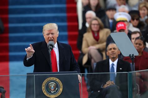 abc/differing reactions to president donald trumps inaugural speech