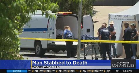 abc/man found stabbed to death in woodland hills