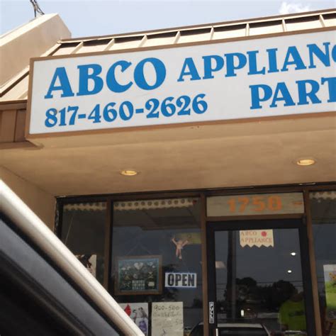 abco appliance parts arlington tx
