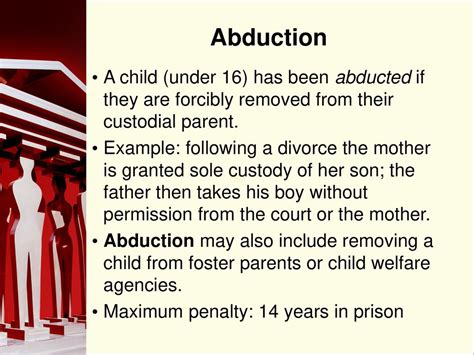 abduction criminal code
