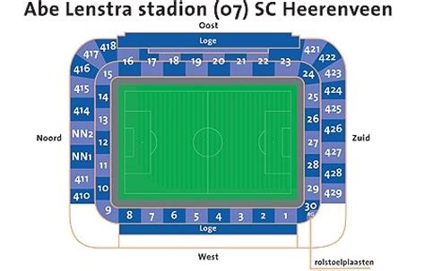 abe lenstra stadion plattegrond stoelnummers