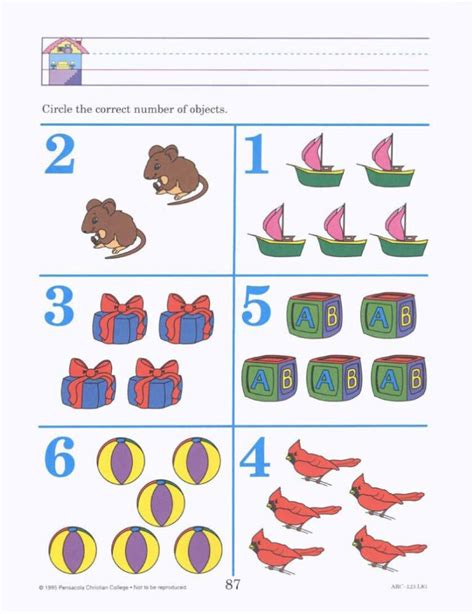 Abeka Printable Worksheets