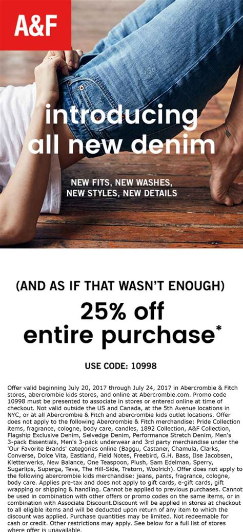 Abercrombie & Fitch Deal! Coupon apps, Coupon deals, Saving money