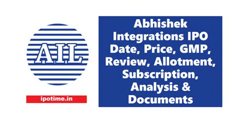 abhishek integrations ltd share price