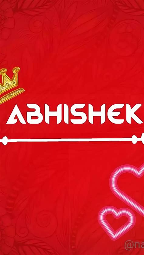 abhishek name wallpaper hd