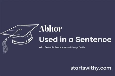 abhor used in a sentence examples