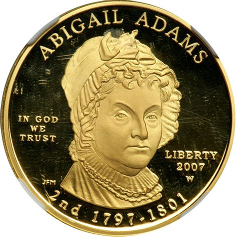 abigail adams gold coin