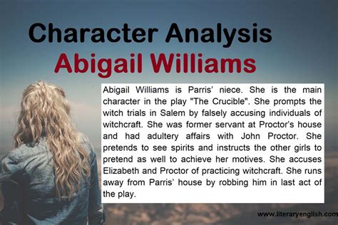 abigail williams description of character
