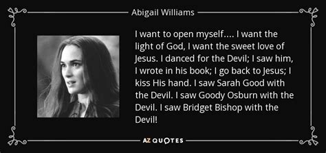 abigail williams quotes from the crucible