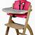 abiie beyond wooden high chair with tray