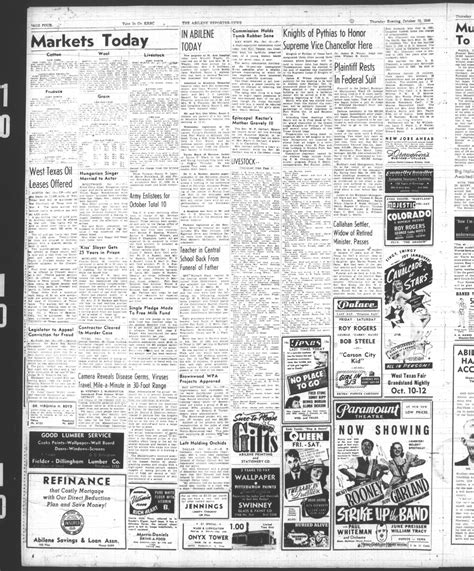 abilene busted newspaper