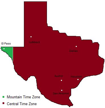 West Texas Time Zone TXASCE