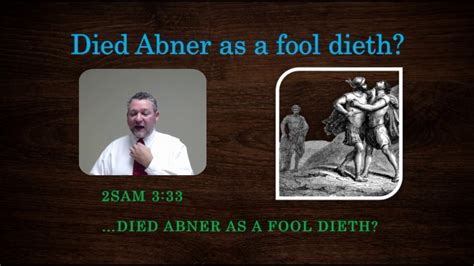 abner died like a fool