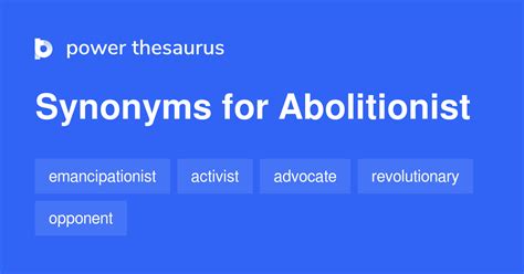 abolitionist synonym