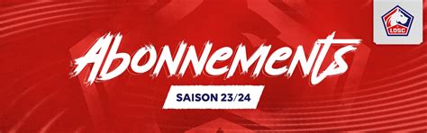 abonnement losc 2023 2024