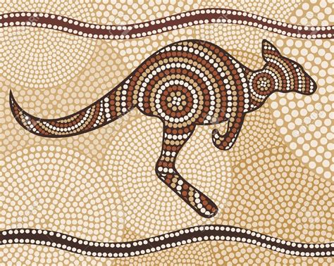Aboriginal Art Featuring Kangaroos