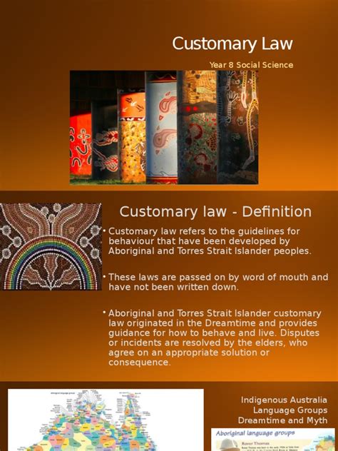 Aboriginal Customary Law