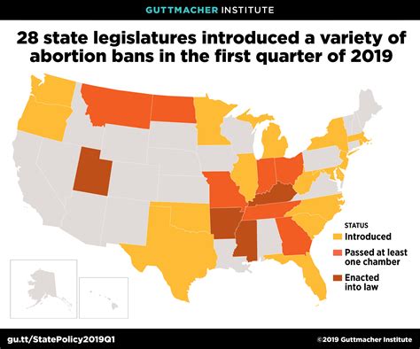 Abortion Law Map Us