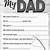 about my dad printable free
