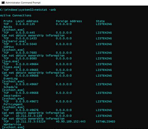 about netstat command